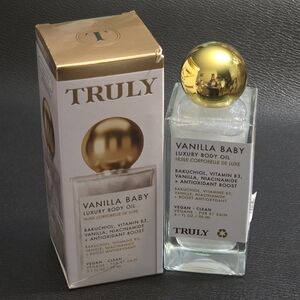 NIB Truly Vanilla Baby Luxury Body Oil -90ml